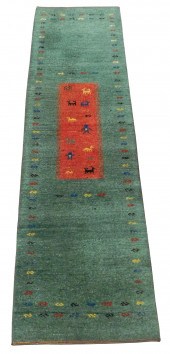 RUG: MODERN PERSIAN GABBEH RUN