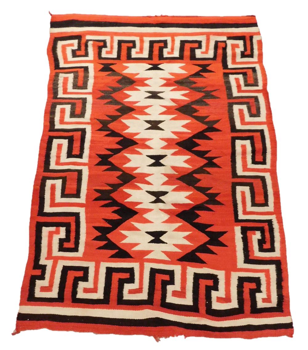 RUG: NAVAJO TEEC NOS POS RUG, 4’ 7”
