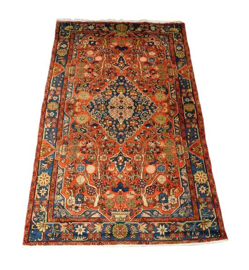 RUG: PERSIAN, 9' 10" X 6' 4",