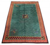RUG: PERSIAN GABBEH CARPET, 7'