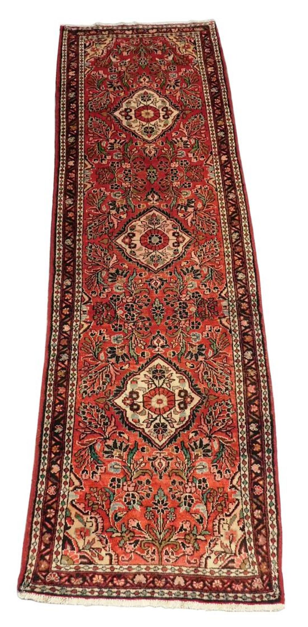 RUG: PERSIAN HAMADAN, 10' 6" X 3'