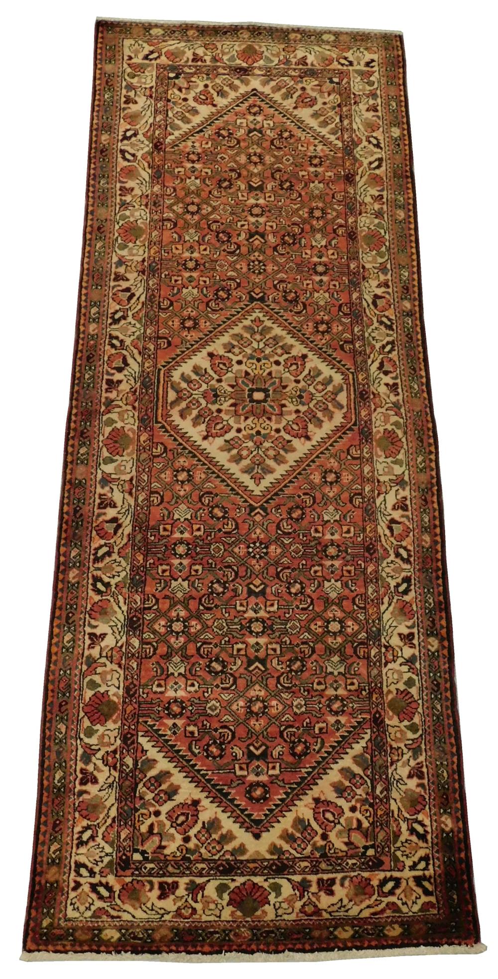 RUG: PERSIAN HAMADAN, 9' 10" X 3'