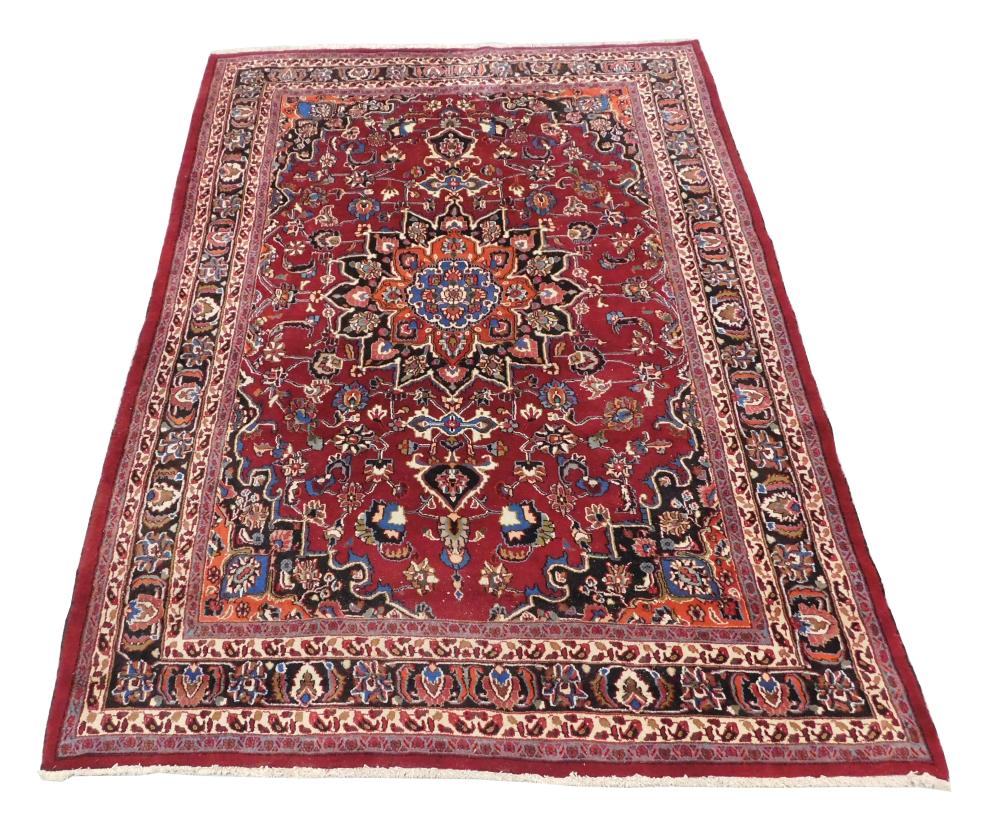 RUG: PERSIAN MASHAD CARPET, 8' 2" X