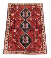 RUG: RED AND WHITE ORIENTAL, 4