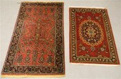 Rug  red field large center me