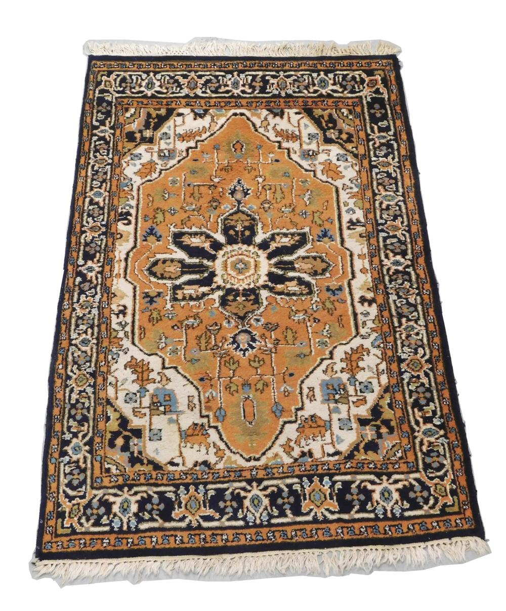 RUG: SEMI-ANTIQUE INDO-HERIZ, 3'