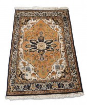 RUG: SEMI-ANTIQUE INDO-HERIZ,