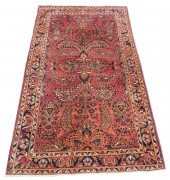 RUG: SEMI-ANTIQUE PAINTED PERS