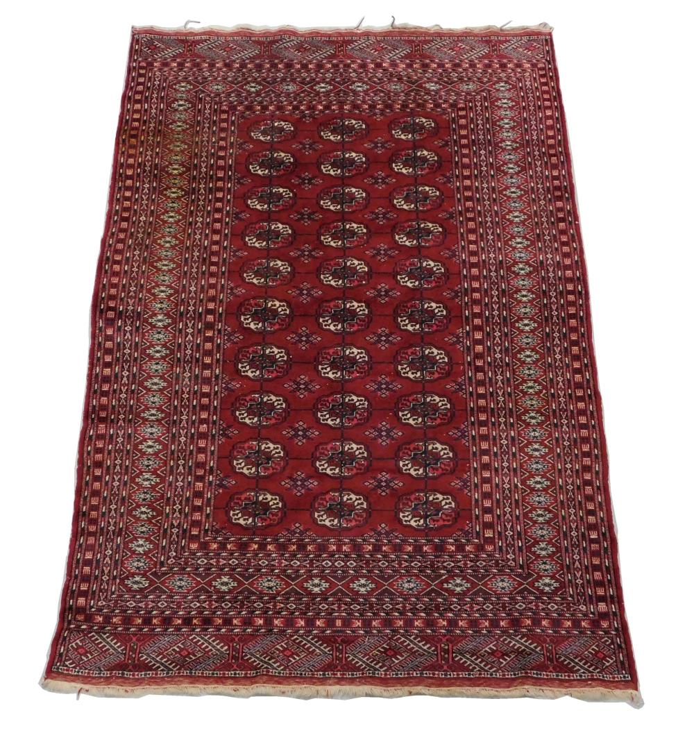 RUG: SEMI-ANTIQUE PAKISTAN TEKKE