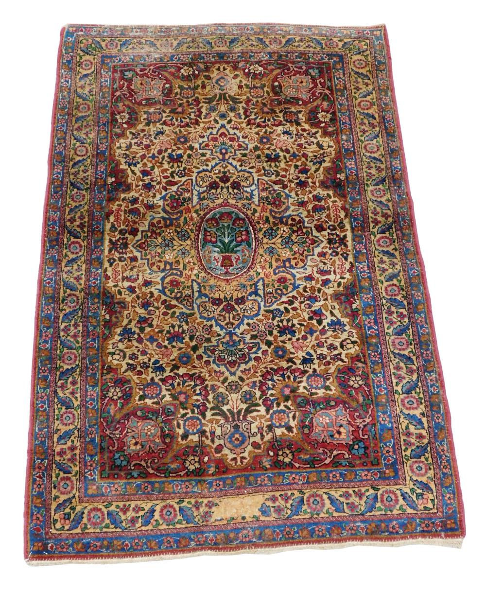 RUG: SEMI ANTIQUE PERSIAN, 3' 7"