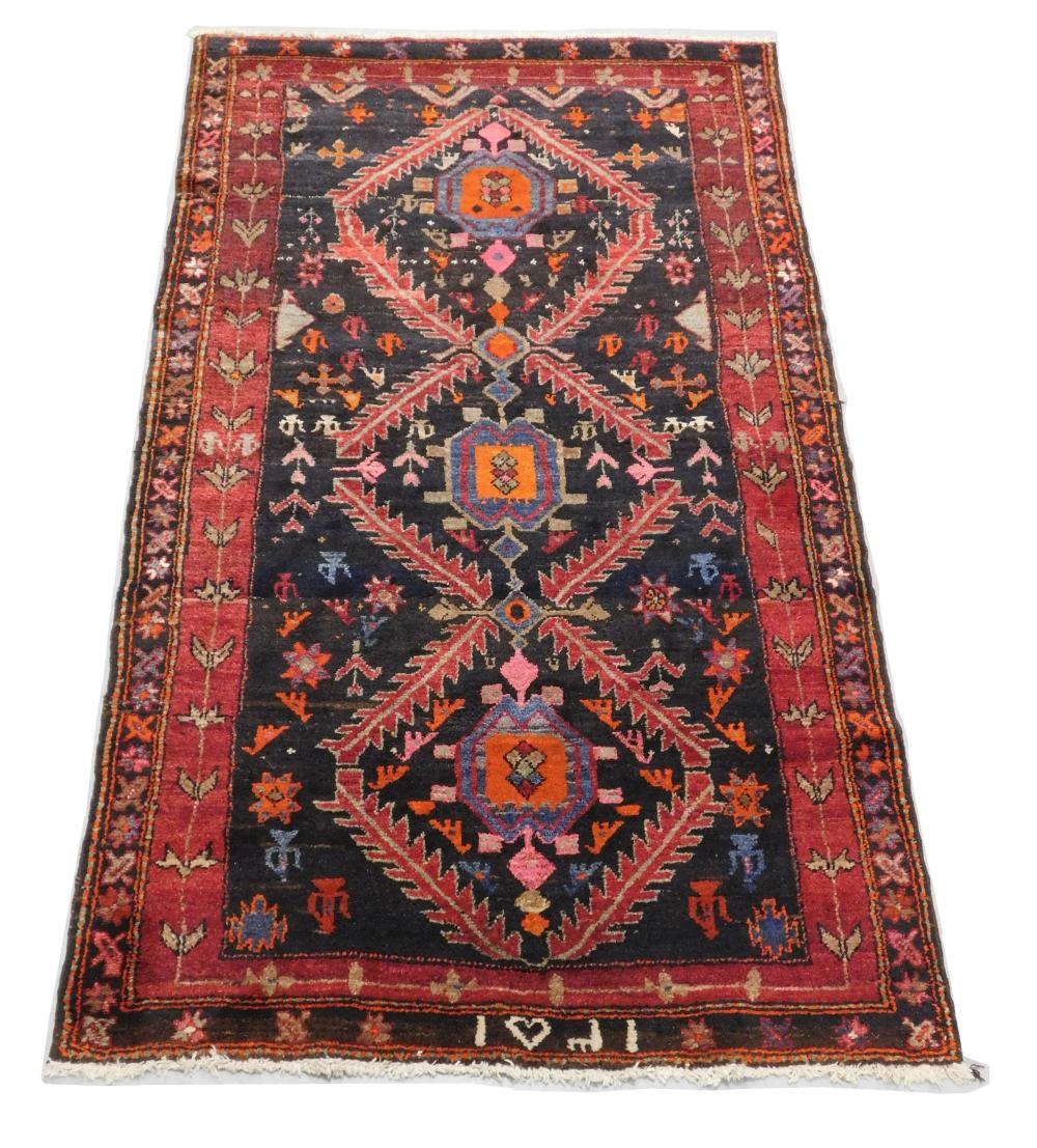 RUG: SEMI ANTIQUE PERSIAN 4' 3" X