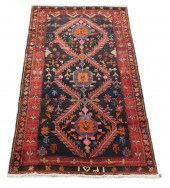 RUG: SEMI ANTIQUE PERSIAN 4' 3