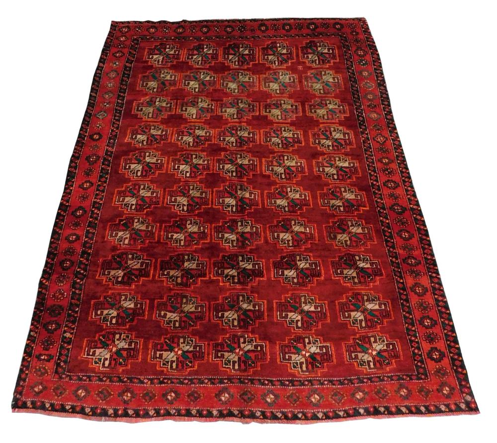 RUG: SEMI-ANTIQUE PERSIAN BOKARA