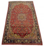 RUG: SEMI ANTIQUE PERSIAN ISFA