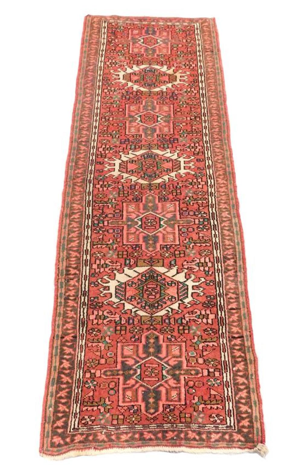 RUG: SEMI-ANTIQUE PERSIAN KARAJA,