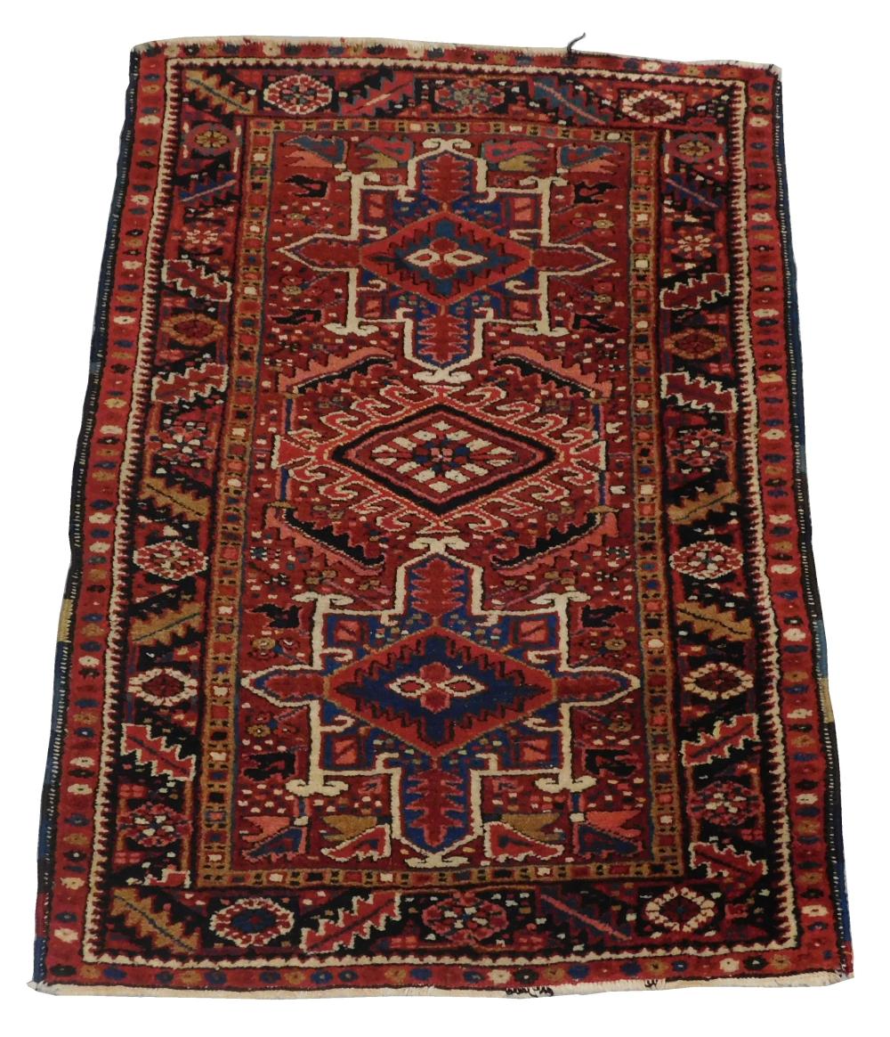 RUG: SEMI-ANTIQUE PERSIAN KARAJA