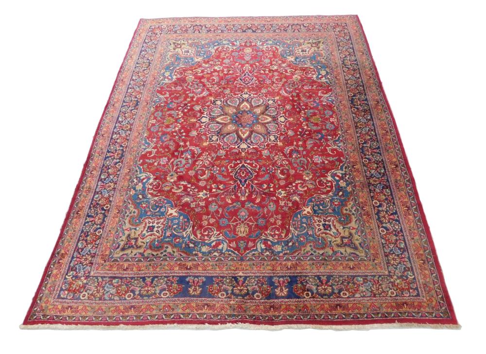 RUG: SEMI-ANTIQUE PERSIAN KASHAN