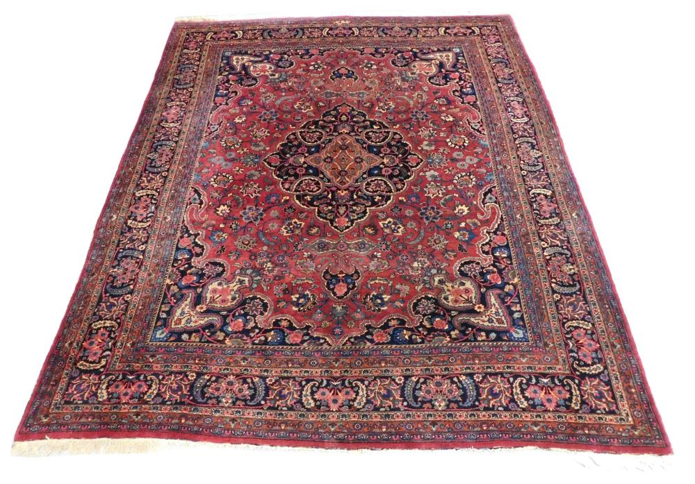 RUG: SEMI-ANTIQUE PERSIAN KHORASAN,