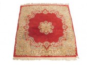 RUG: SEMI-ANTIQUE PERSIAN KIRM