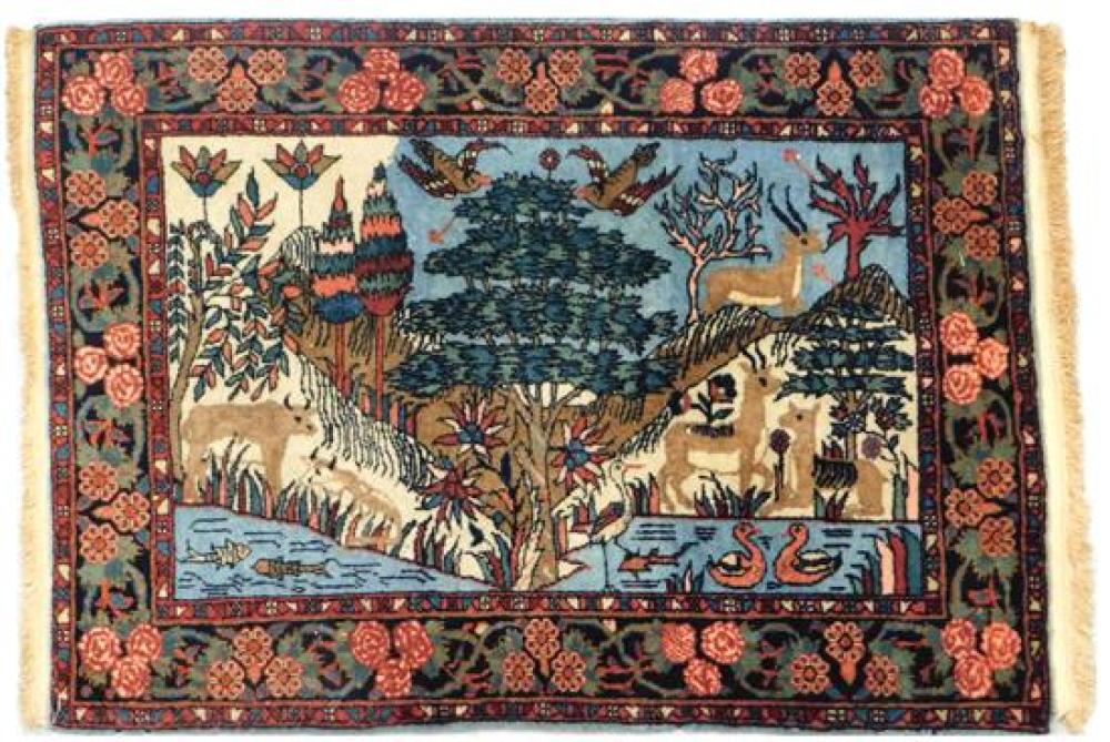 RUG: SEMI-ANTIQUE PERSIAN