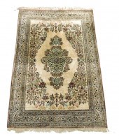 RUG: SEMI-ANTIQUE SILK IRANIAN