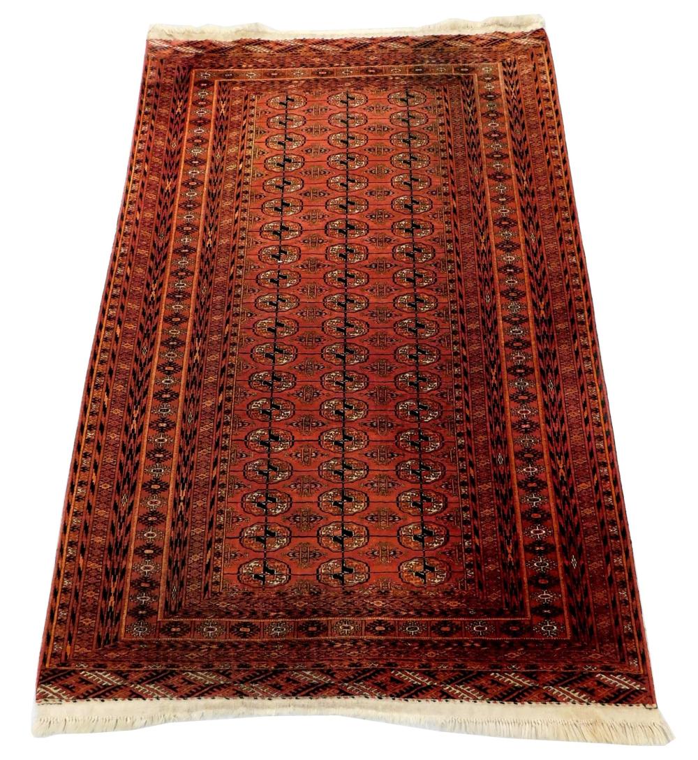 RUG: SEMI-ANTIQUE TEKKE BOKHARA