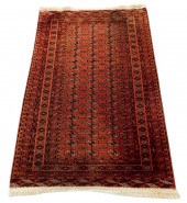 RUG: SEMI-ANTIQUE TEKKE BOKHAR