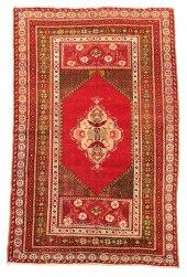 RUG: SEMI-ANTIQUE TURKISH SIVA