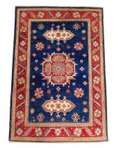 RUG: SEMI-ANTIQUE UZBEK KAZAK,