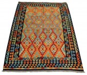 RUG: TURKISH KILIM 5' 5" X 6'