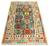 RUG: TURKISH KILIM 6' 7" X 9'