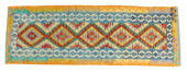 RUG: TURKISH KILIM RUNNER, 3'