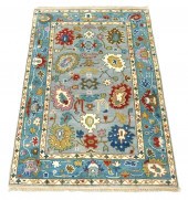 RUG: TURKISH OUSHAK, 4' X 6',