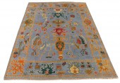 RUG: TURKISH OUSHAK, 7' 10" X