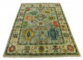 RUG: TURKISH OUSHAK, 8' 1" X 1