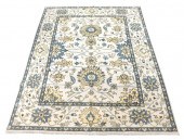 RUG: TURKISH OUSHAK, 8' 2" X 9