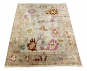 RUG: TURKISH OUSHAK, 8'3" X 9'