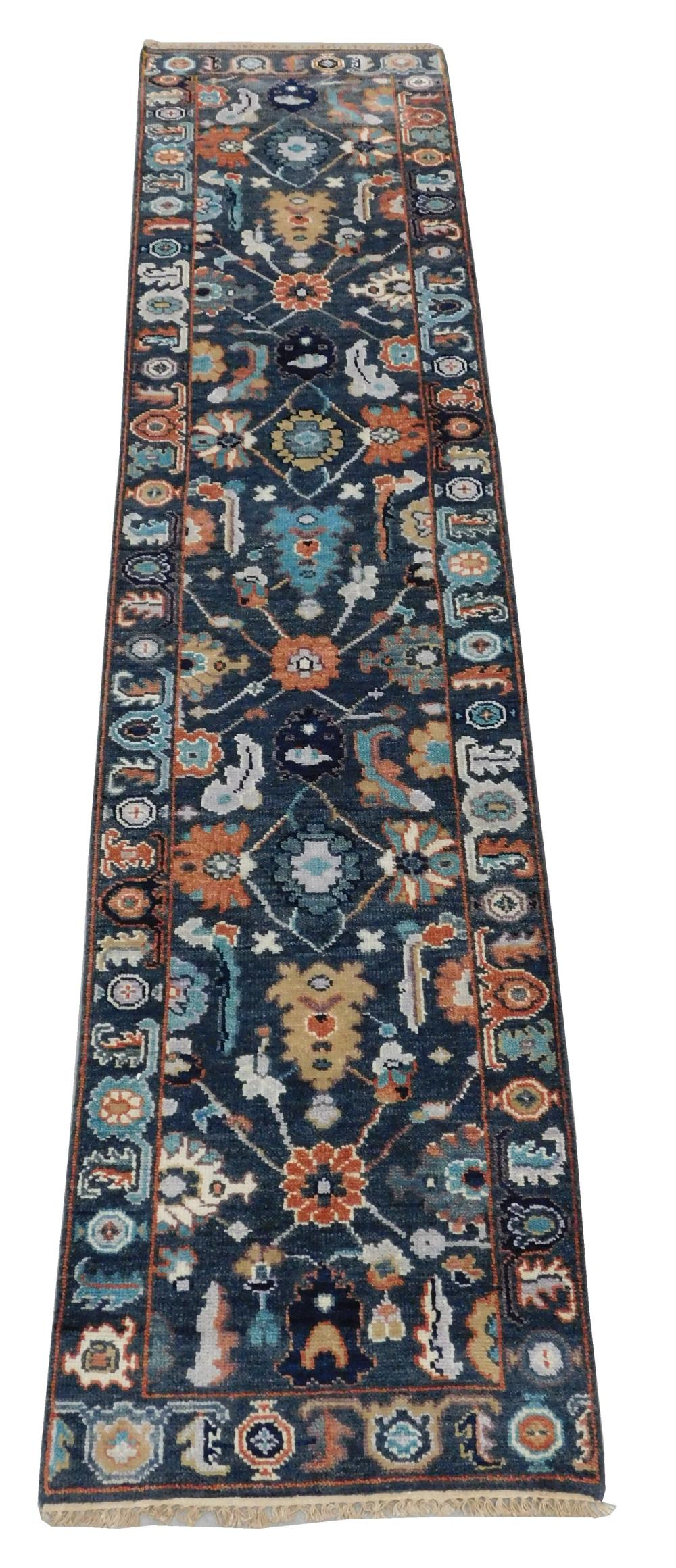 RUG: TURKISH OUSHAK RUNNER, 2' 7" X