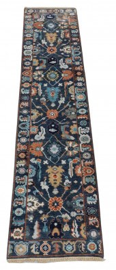 RUG: TURKISH OUSHAK RUNNER, 2'
