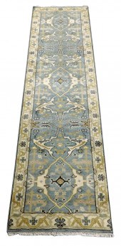 RUG: TURKISH OUSHAK RUNNER, 2'