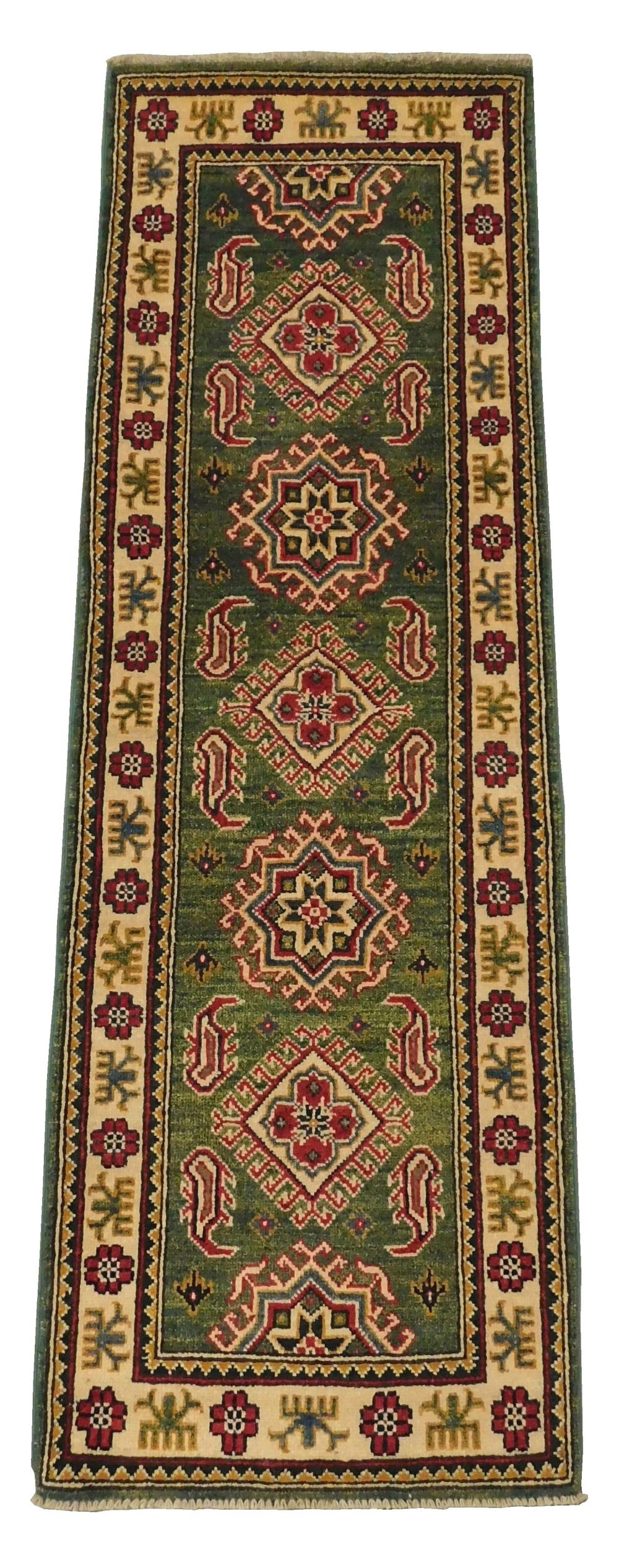 RUG: UZBEK KAZAK, 2' X 6'2",