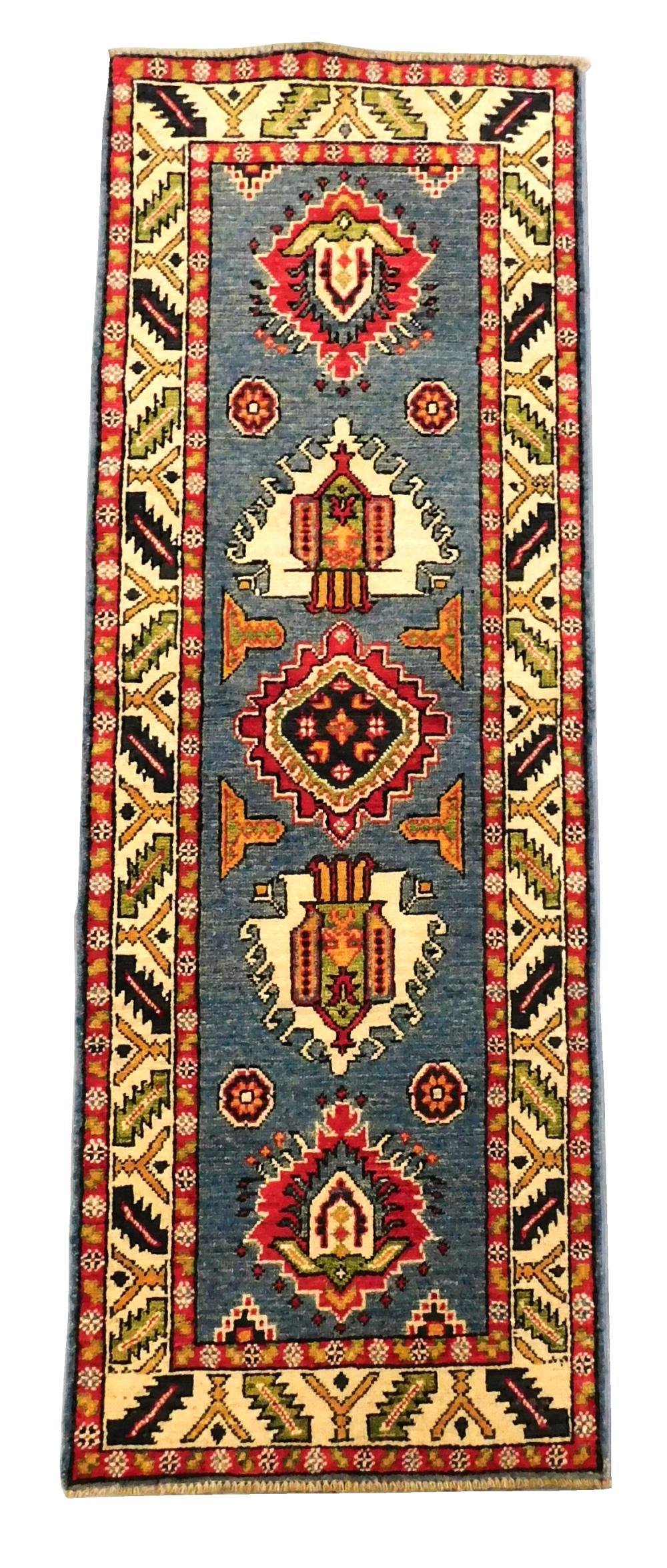 RUG: UZBEK KAZAK, 2'1" X 6',
