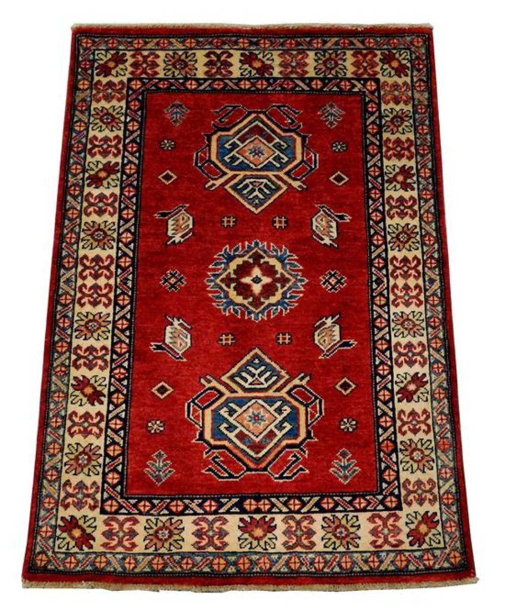 RUG: UZBEK KAZAK, 3' 11" X 4' 5",