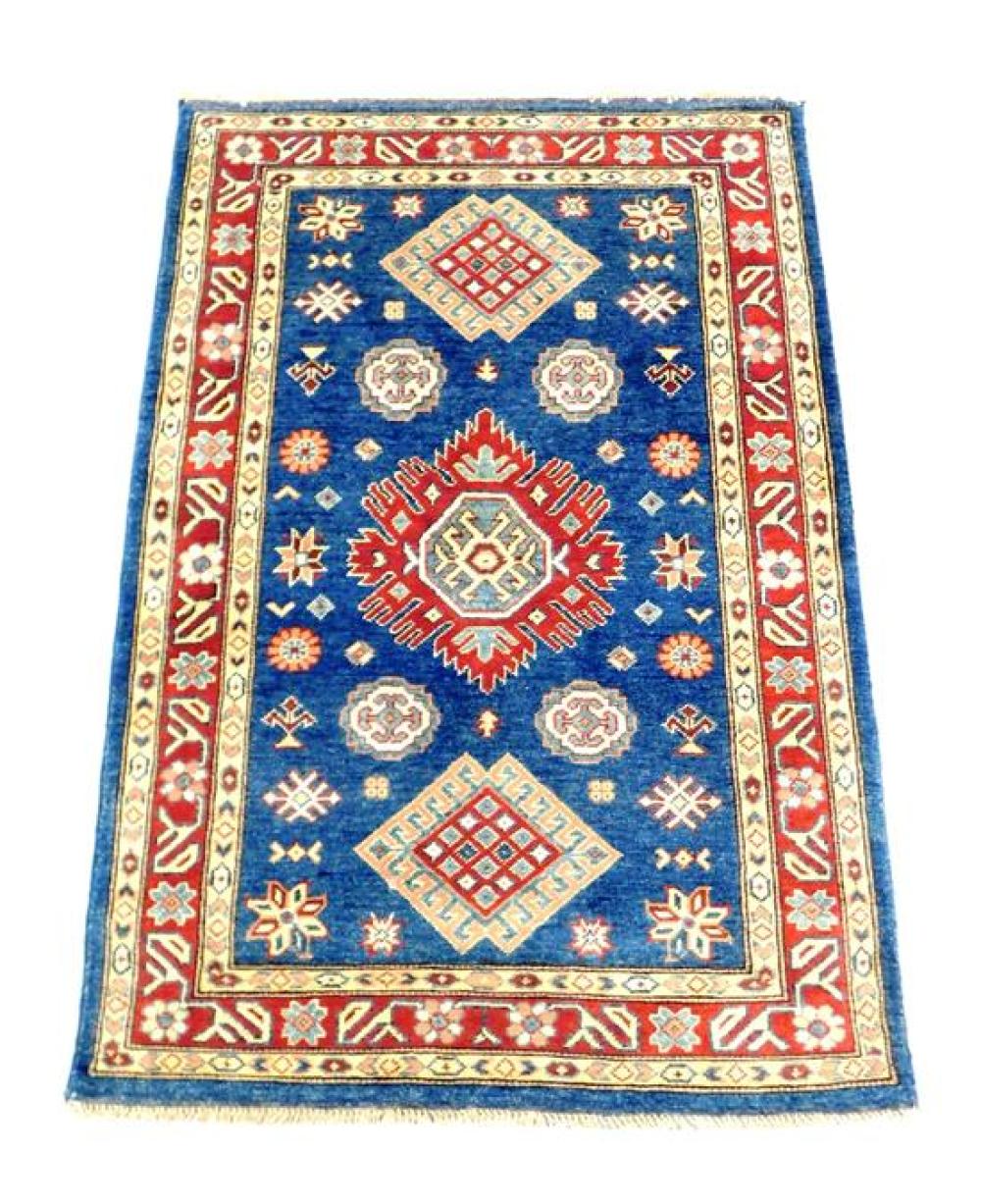 RUG: UZBEK KAZAK, 3' 3" X 4' 9",