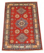 RUG: UZBEK KAZAK, 3' 4" X 4' 1