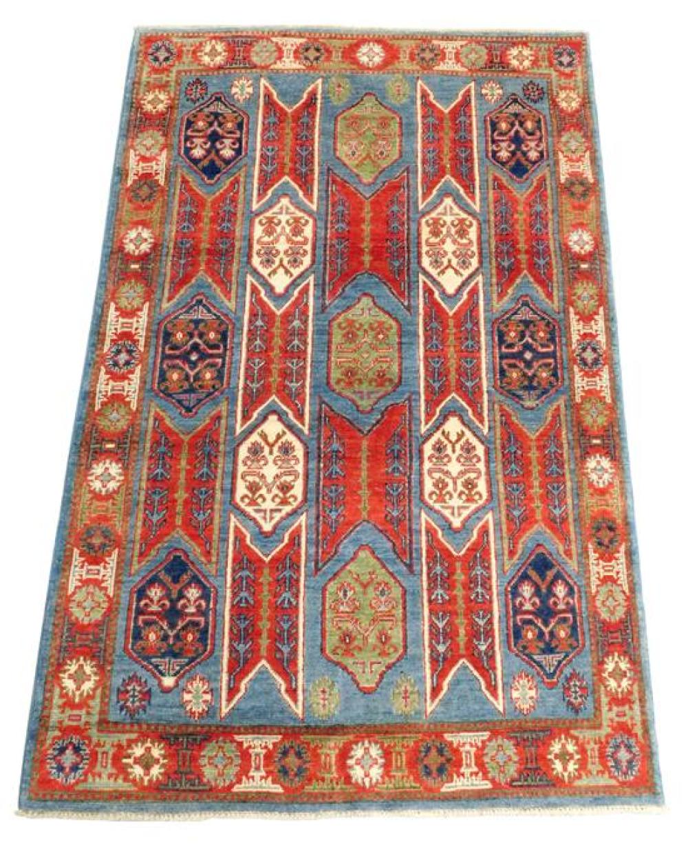 RUG: UZBEK KAZAK 3' 9" X 6' 1",