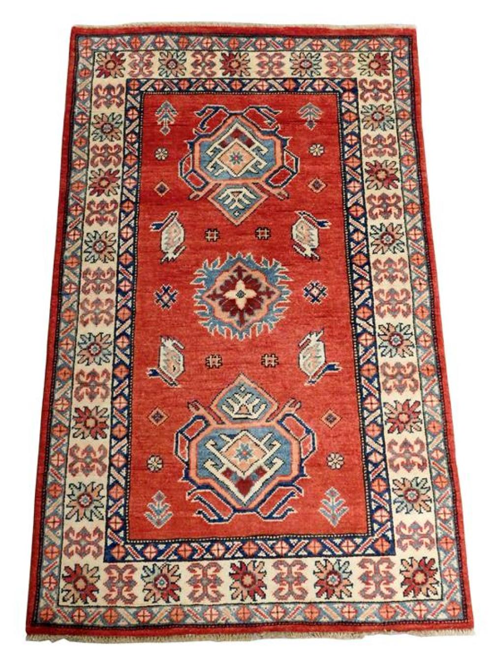 RUG: UZBEK KAZAK 3' X 4' 9",