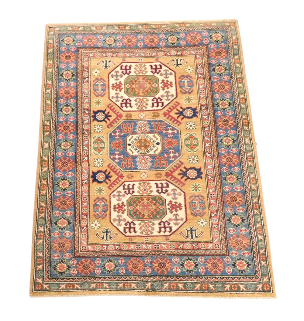 RUG: UZBEK KAZAK, 4' 1" X 5' 10",