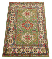 RUG: UZBEK KAZAK, 4' 10" X 7'