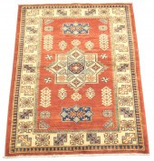 RUG: UZBEK KAZAK, 4' 3" X 5' 6
